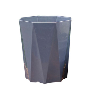 八角花盆钻石塑料大口径绿植天堂鸟散尾葵发财树家用仿陶瓷盆栽盆