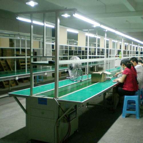 厂家生产组装带灯装配无静电工作台 车间线操作台 手机电脑维修桌