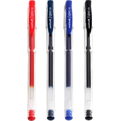 日本拔帽金属耐用顺滑速干中性笔