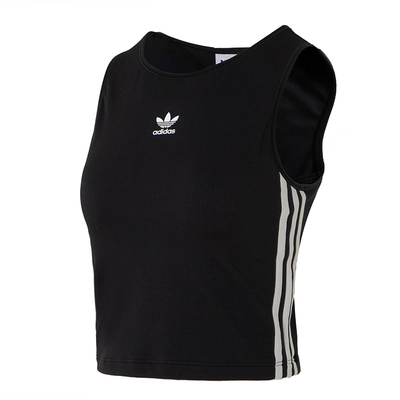 阿迪达斯女运动背心跑步无袖T恤