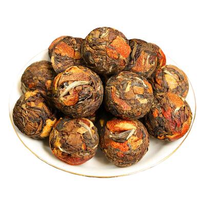 15年正宗果香陈皮寿眉龙珠老白茶茶球袋装小沱茶自饮珍藏口粮茶叶