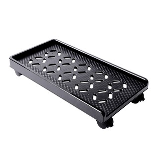 落地电脑主机托架放电脑机箱的底座办公室移动增高带轮支架置物架