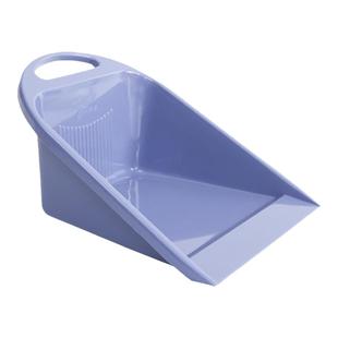 塑料垃圾铲簸箕带把扒斗畚斗撮子家用清洁工具透明加厚手持铲耐用