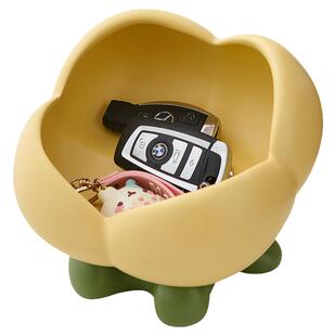 入户玄关钥匙收纳摆件鞋柜进门口客厅家居装饰品置物架放钥匙托盘