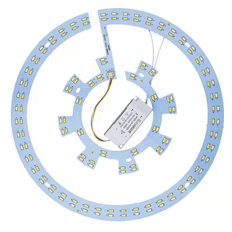 吸顶灯芯风扇灯超亮进口LED改造灯板带遥控调光变光三色36W30W24W