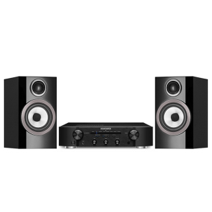 B&W宝华韦健707S3书架音箱+天龙/马兰士PM6007功放HIFI音响套装