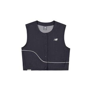 张员瑛同款|NewBalance NB官方26新款女元气速干牛仔马甲WT61K976