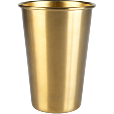 单层单层ins风商用金属冷水杯