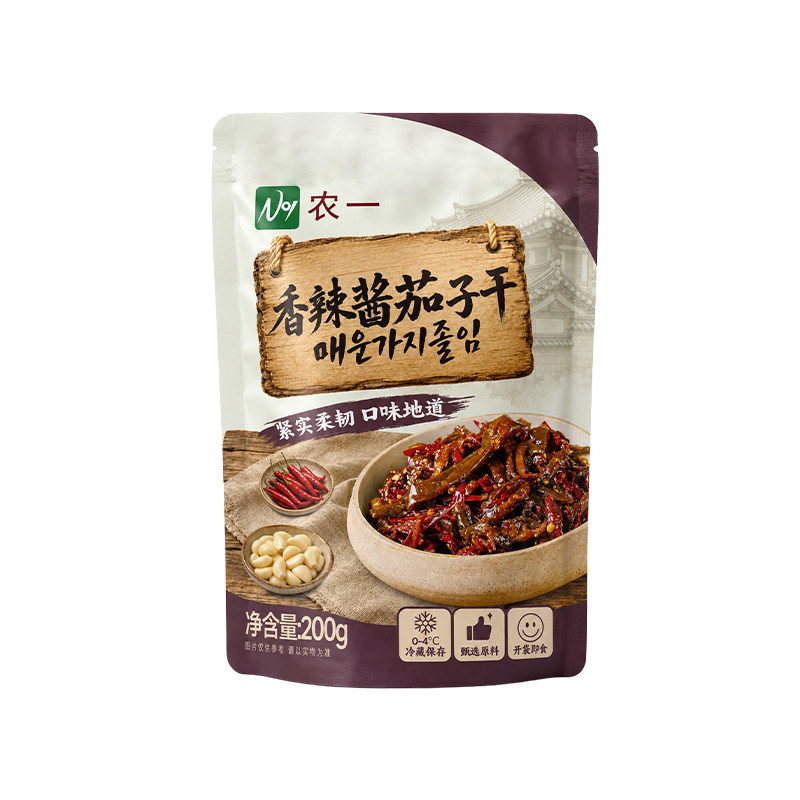 农一东北香辣酱茄子干