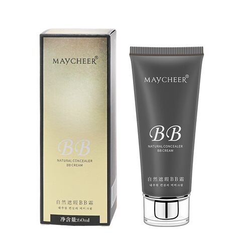 美茜儿N1自然遮瑕BB霜修饰肤色保湿持久裸妆隔离补水粉底液不脱妆