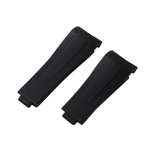 适配劳力士橡胶表带原装Rubber B格林尼治黑绿水鬼GMT迪通拿胶带