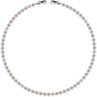 南珠宫925银淡水珍珠项链精致优雅生日礼物送女友C-CYX180SD