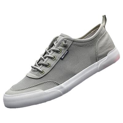 简约布鞋潮流男鞋子夏季低帮透气