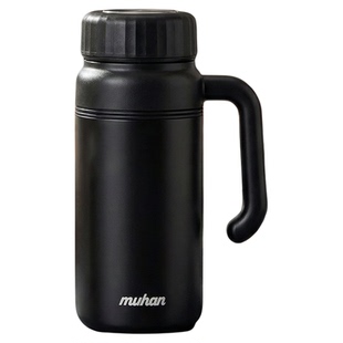 大容量保温杯办公室茶水分离泡茶杯子男士高颜值水壶便携水杯女生