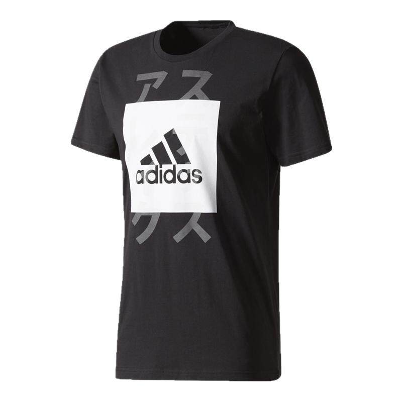 Adidas男子3M反光纯棉运动短袖