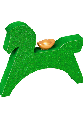 逅里 2026 春节 元旦新年布置 马年吉祥物摆件橱窗店铺 过年装饰