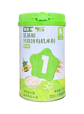 敏星氨基酸婴幼儿有机米粉6个月+