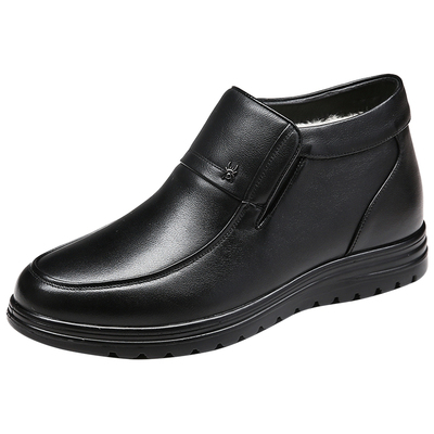 蜘蛛王冬季2022保暖羊毛棉皮鞋