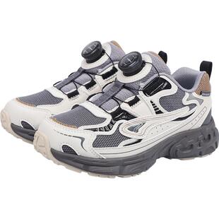 Dr.Kong江博士冬新款男女中大童鞋旋钮扣稳步鞋百搭休闲运动鞋