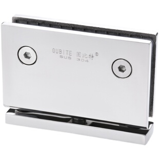 中轴旋转玻璃门夹360度304不锈钢浴室夹淋浴房天地夹上下合页铰链