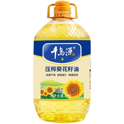 千岛源葵花籽油5L压榨一级