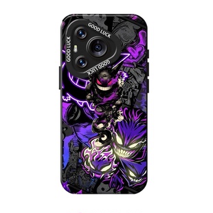 耿鬼适用华为pura80手机壳mate70pro宝可梦nova14新款13神奇宝贝12荣耀400动漫300男生200/x60/50/magic7/6/5