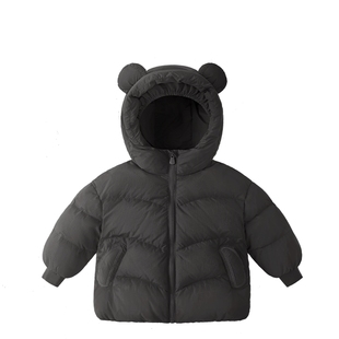 [抗菌蓄热]儿童羽绒服男款女小童红色面包服宝宝保暖男童加厚外套