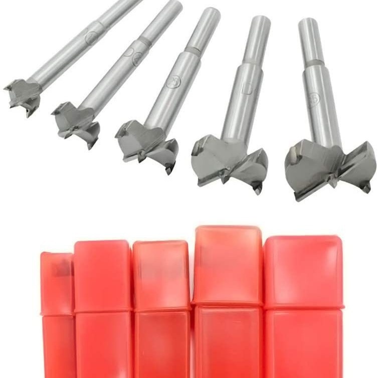 木工钻5件套钻头15mm-35mm20 25 30木工铰链铰链圆形合金开口套装