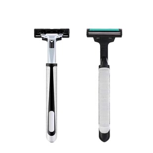 双层刀片刮胡剃须刀片不锈钢手动刀头男老式胡子刀胡须刀胡刀通用