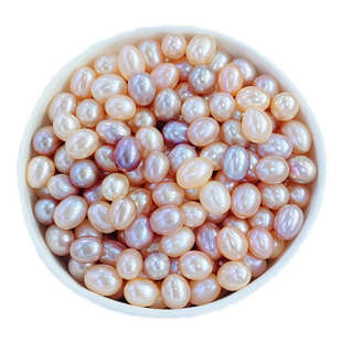 天然淡水极强光无暇供佛修曼扎米圆形没眼不打孔珍珠散珠称斤裸珠