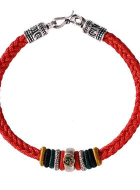 编织八大守护神迦叶金刚结手链绳