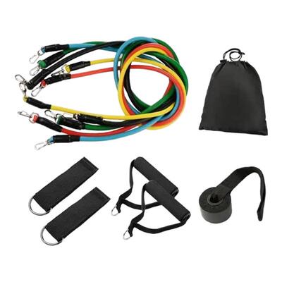 爱喜爱喜弹力带家庭健身11件套阻力绳胸肌训练拉力带女臀腿弹力绳