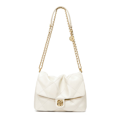 欧时纳华夫云朵包2026新款腋下女包轻便通勤单肩斜挎链条小方包