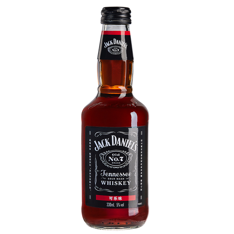 杰克丹尼JackDaniels威士忌预调酒可乐/柠檬/苹果 1/6小瓶装330ml