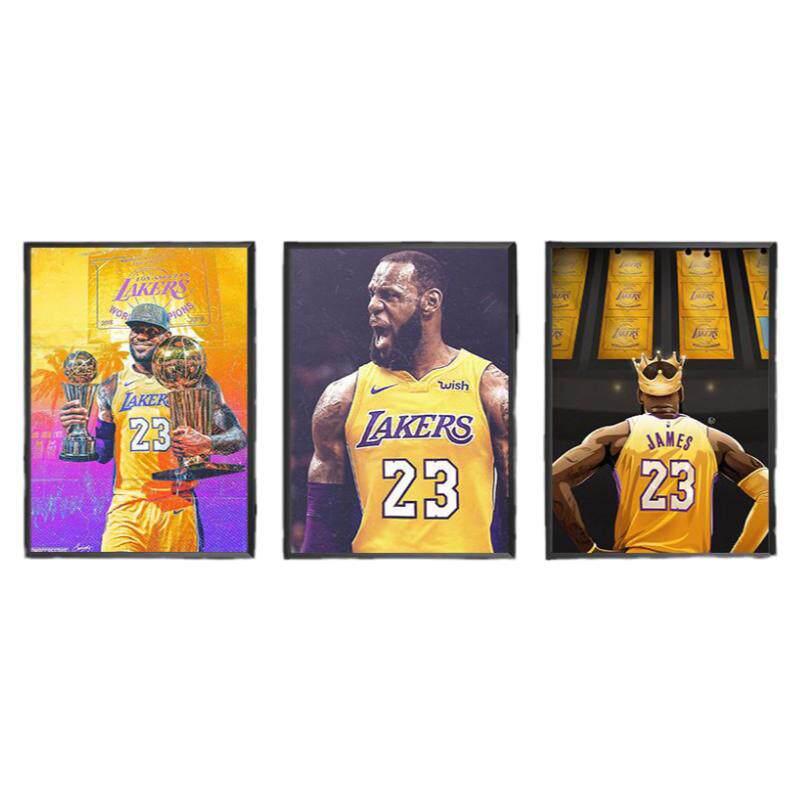 NBA球星詹姆斯卧室装饰画挂画