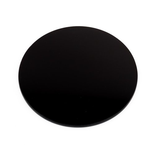 2厂家定制4MM黑色抛光微晶电磁炉壁炉玻璃可耐高温玻璃板黑晶专用