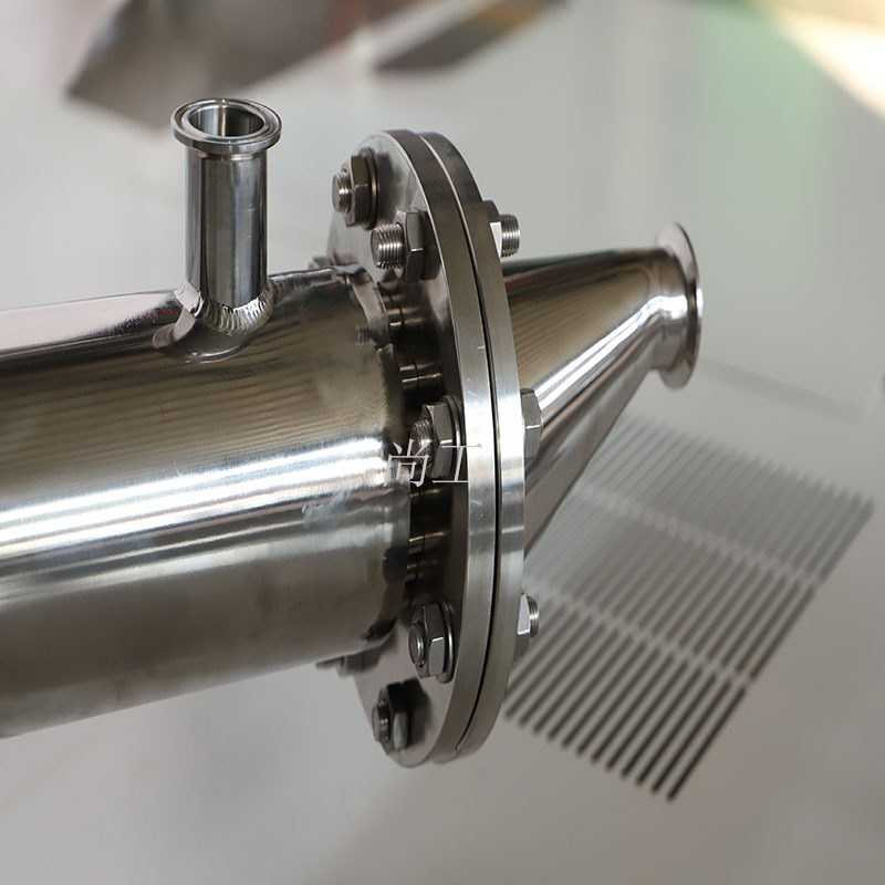 换热器食品级双管版换热器纯化水蒸汽冷凝器螺旋缠绕药液换热器