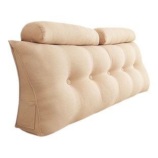 床头靠垫三角靠枕软包靠背头枕榻榻米长靠垫床上防撞改造护腰软垫