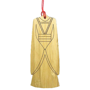 文创唐装服饰竹书签古典唐朝文化工艺品旅游景区博物馆收藏纪念品