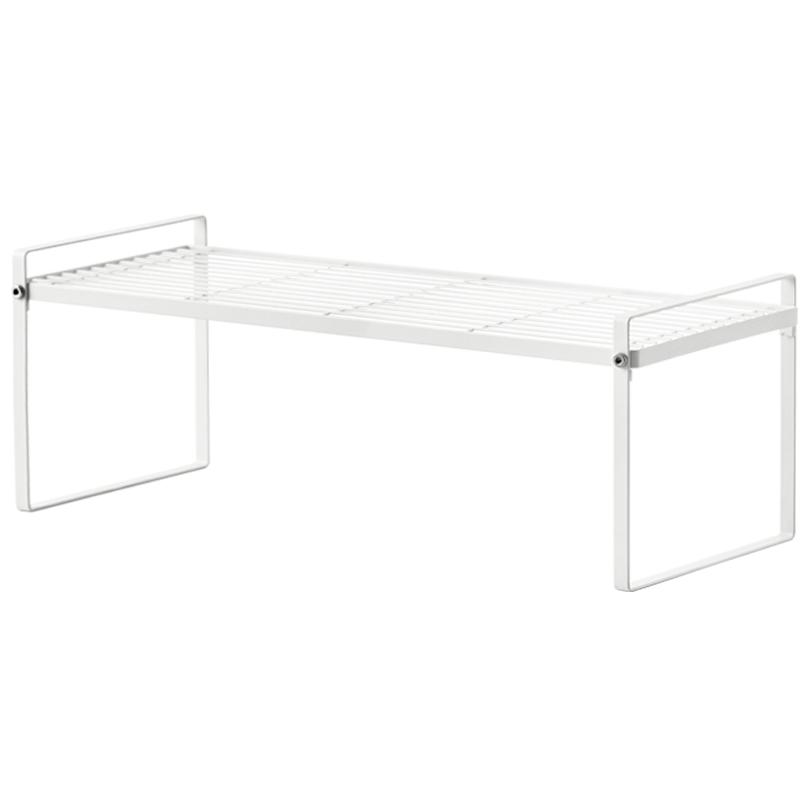 懒角落厨房柜子分层分隔板双层置物架橱柜内水槽杯收纳架锅架伸缩