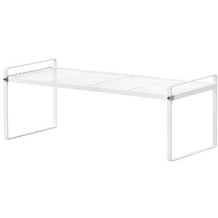 懒角落厨房柜子分层分隔板双层置物架橱柜内水槽杯收纳架锅架伸缩