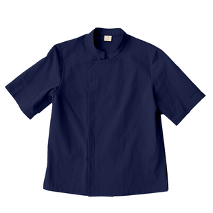 爱斯坦全棉手作工衣奶茶店烘焙甜点阿嬷茶饮店工作服长短袖印LOGO