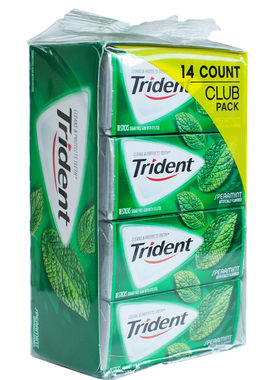 trident原装一盒木糖醇口香糖