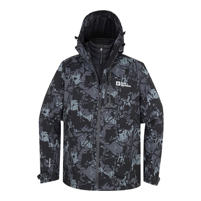 狼爪羽绒服男装冬季新款户外运动防水可拆卸鹅绒内胆三合一冲锋衣