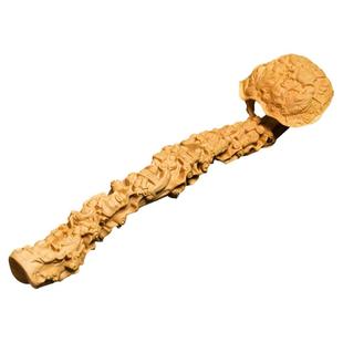 小叶黄杨木雕文玩手把件创意实木客厅雕刻工艺品十八罗汉如意摆件