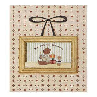 可爱小熊装饰画卧室宿舍客餐厅墙壁壁纸海报挂画墙画自粘装饰画芯