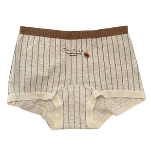 莫妮朵棒球帽小狗内裤女纯棉2026新款10A级抑菌加长裆女士平角裤