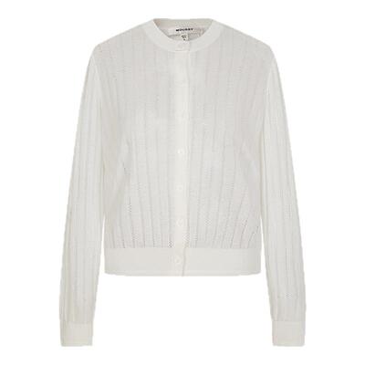 MOUSSY 夏季新品简约通勤风轻薄针织开衫女028ISA70-3751