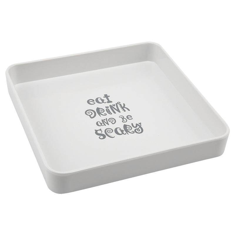 北欧密胺正方形置物盘