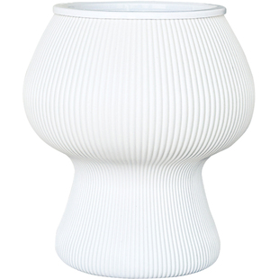 创意蘑菇树脂蝴蝶兰花花盆家用水培绿萝轻奢高级感懒人自吸水新款